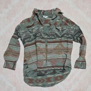 Wrangler Multicolor Patterned Button Down Shirt